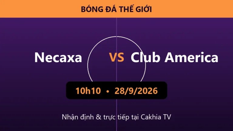 Nhận định Necaxa vs Club America 10h10 ngày 28/9/2026