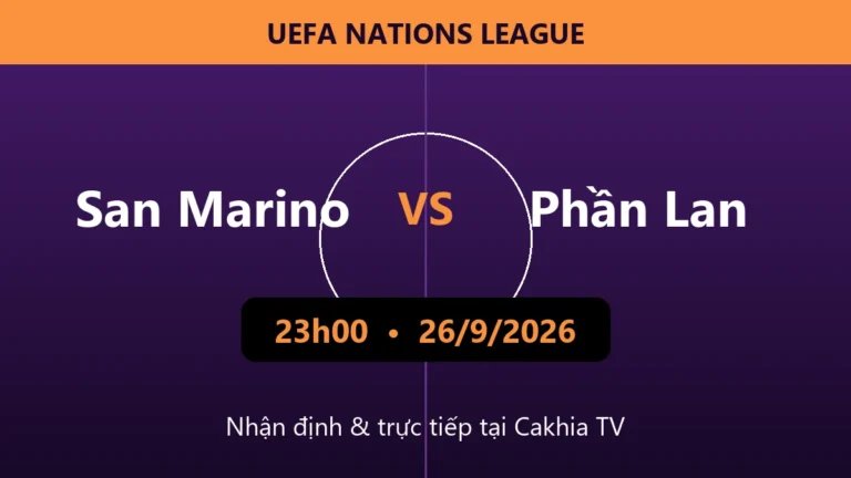 Nhận định San Marino vs Phần Lan 23h00 ngày 26/9/2026